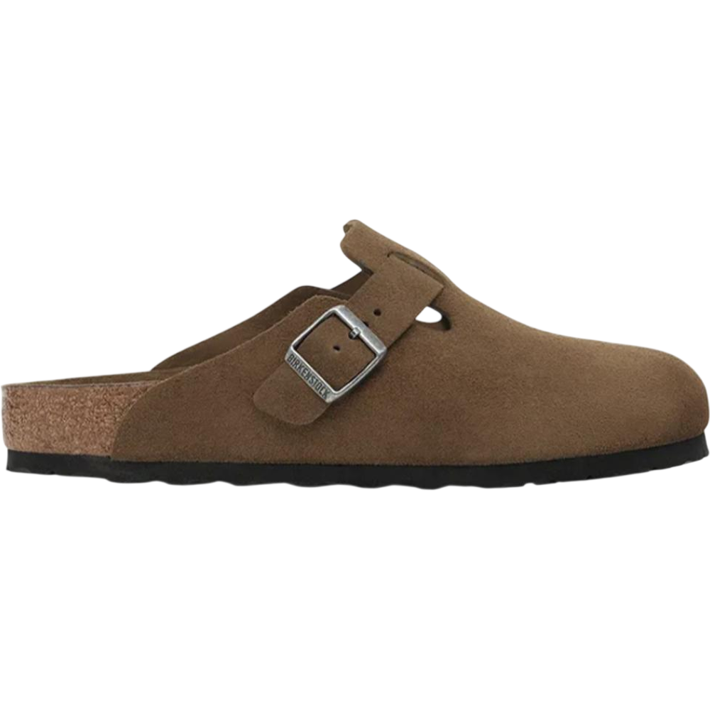 Birkenstock Boston BS Soft Footbed Dark Tea Tonal hos Wear The Hype