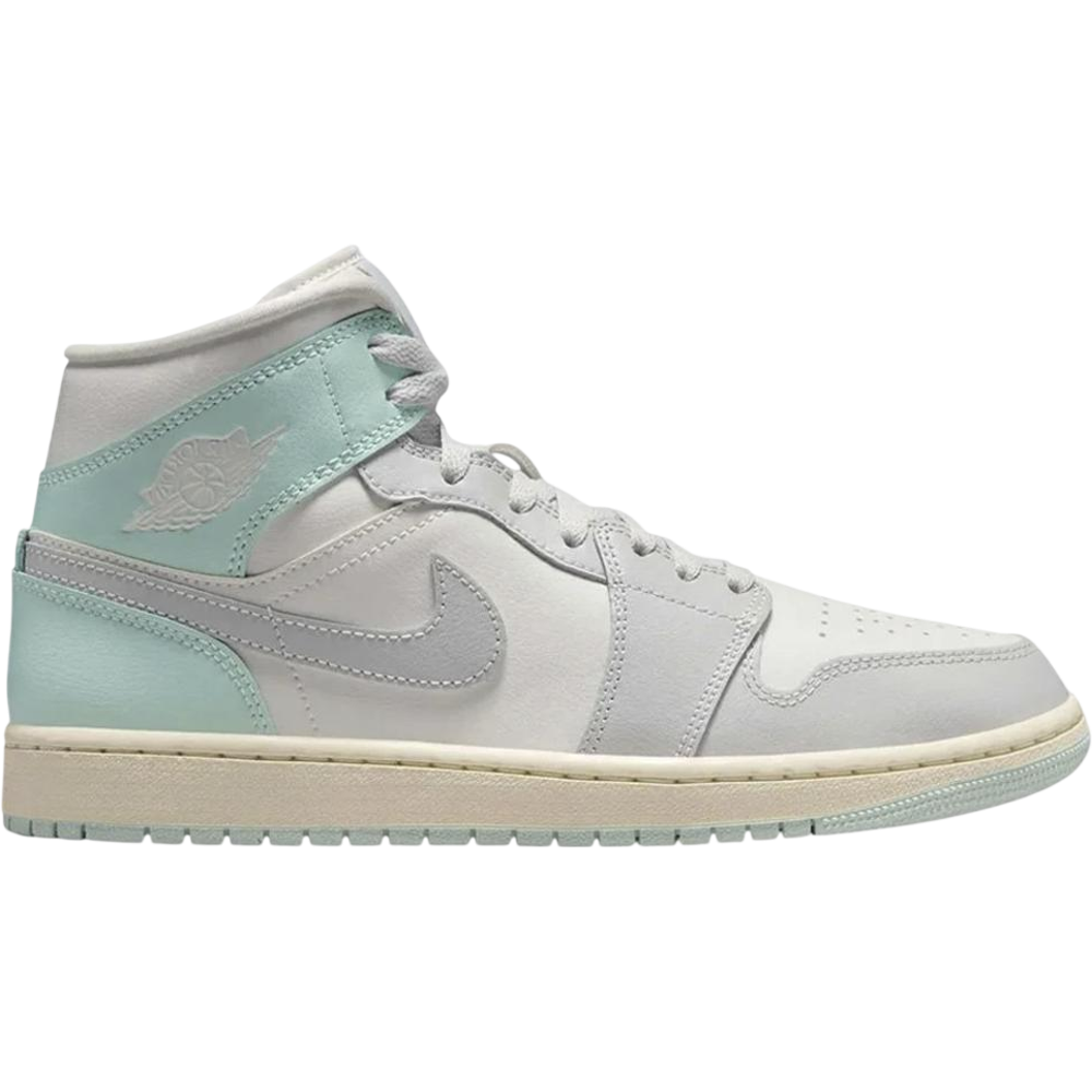 Jordan 1 Mid Football Grey Igloo (Women's) Jordan