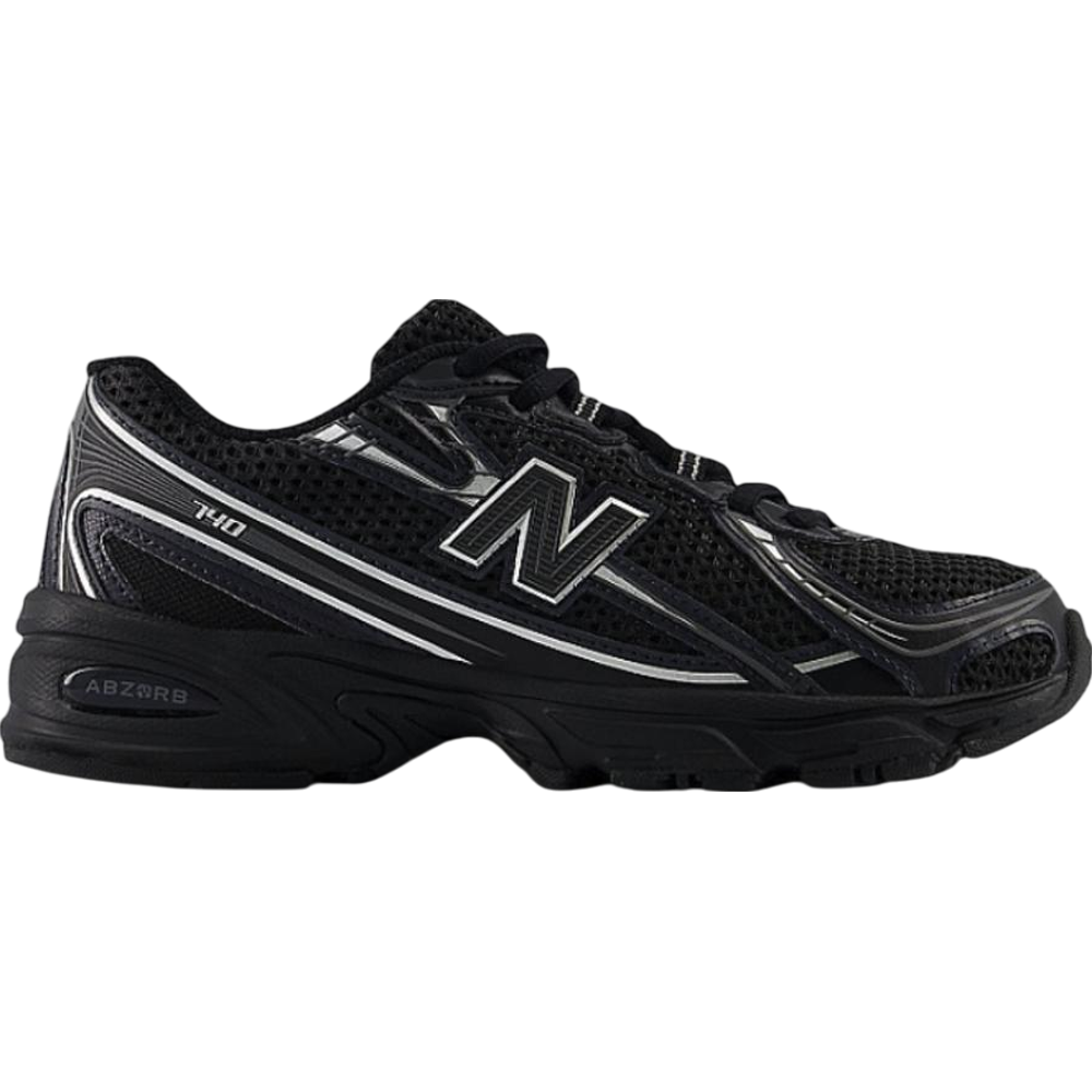 New Balance 740 Black Silver Metallic GS New Balance