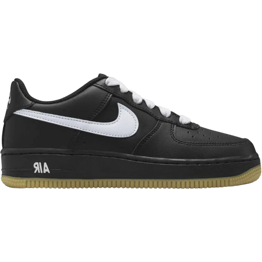 NIKE Air Force 1 LV8 Black/White/Gum (GS) Nike