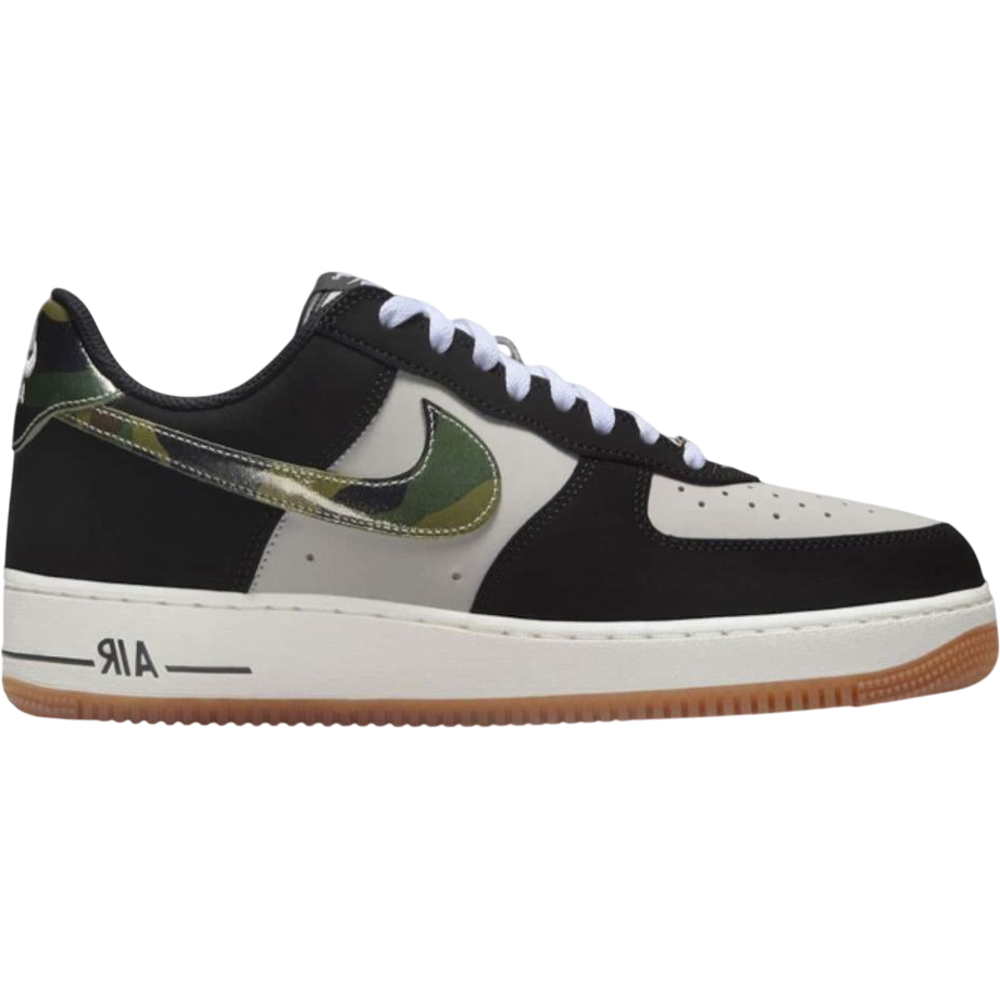 Nike Air Force 1 Low '07 LV8 Black Patent Camo Swoosh Nike