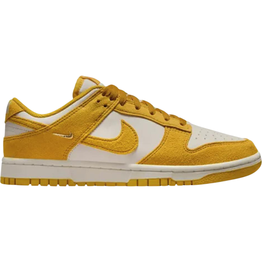 Nike Dunk Low Dark Sulfur Gold Mini Swoosh (Women's) Nike