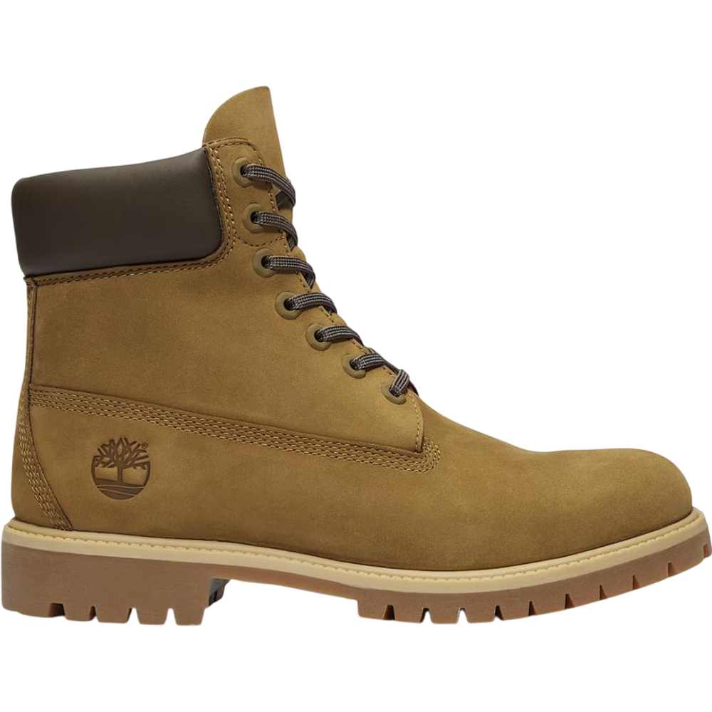 Timberland Premium 6-Inch Waterproof BOOTS NUBUCK OLIVE BROWN Timberland