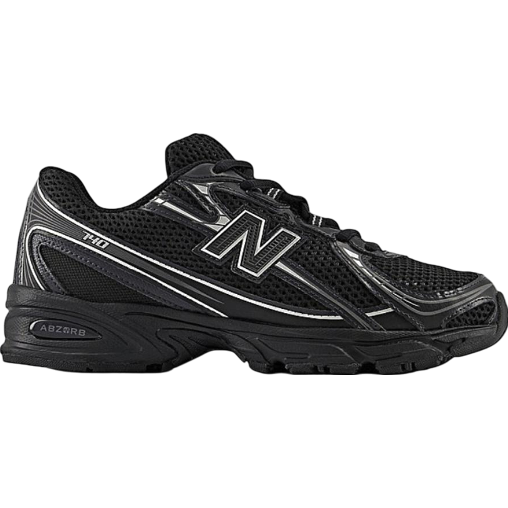 New Balance 740v2 Black Grey Silver Men's New Balance