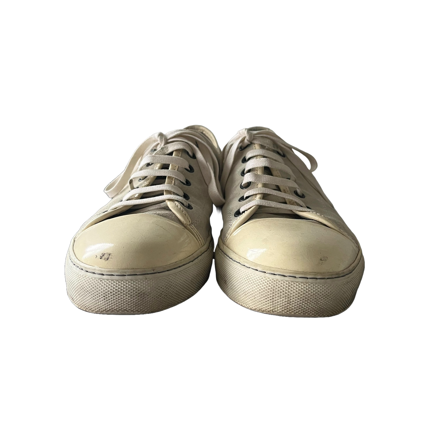 Lanvin Toe Cap Sneaker- Beige