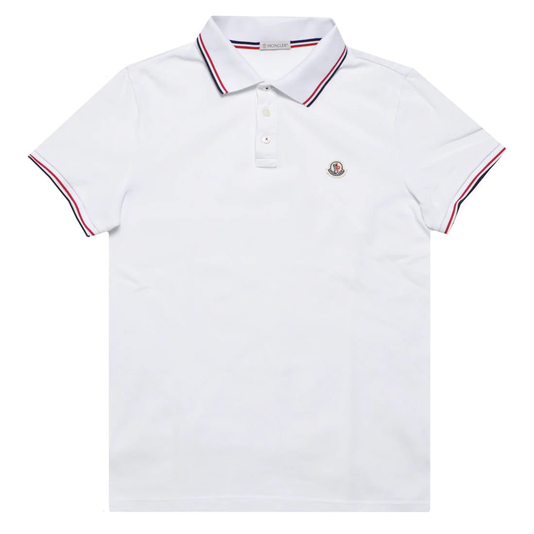 Moncler Logo Polo- White