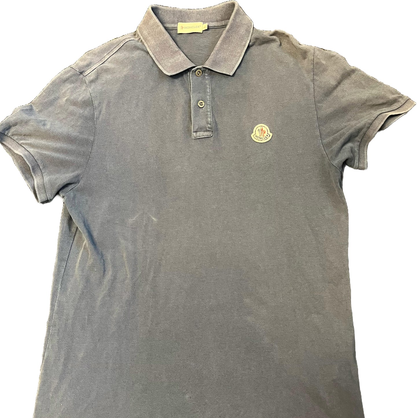 Moncler Logo Polo- Navy