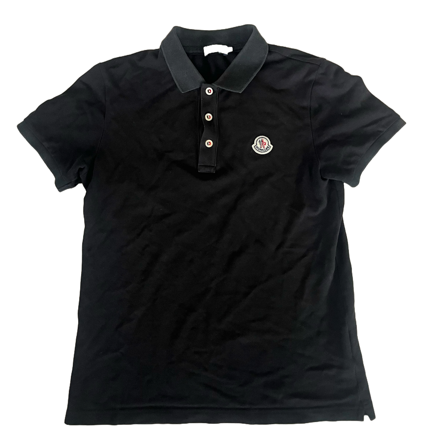 Moncler Logo Polo- Black