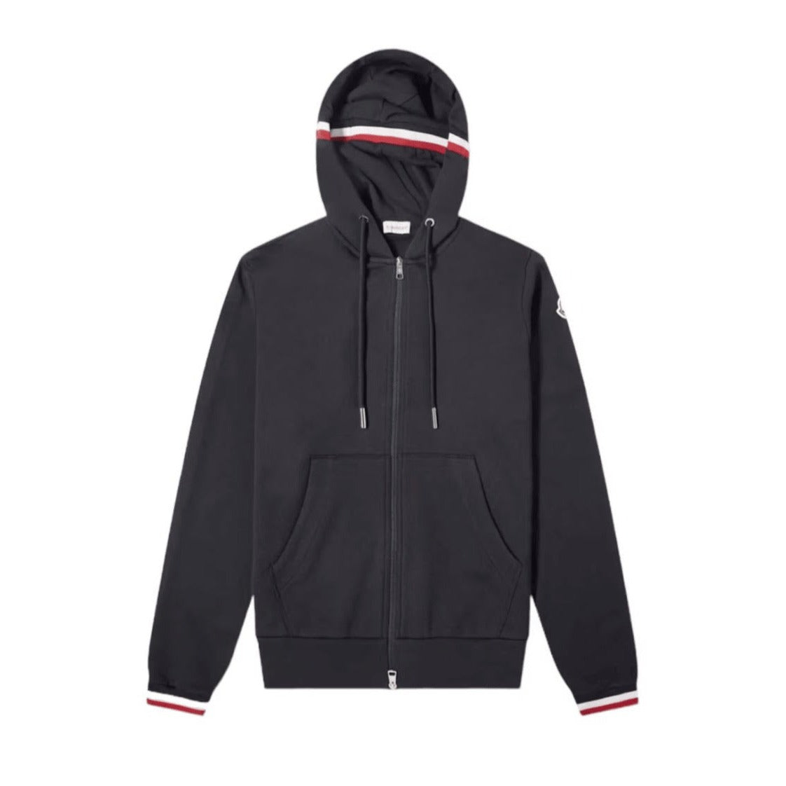 Moncler Tricolor Zip Up Hoodie