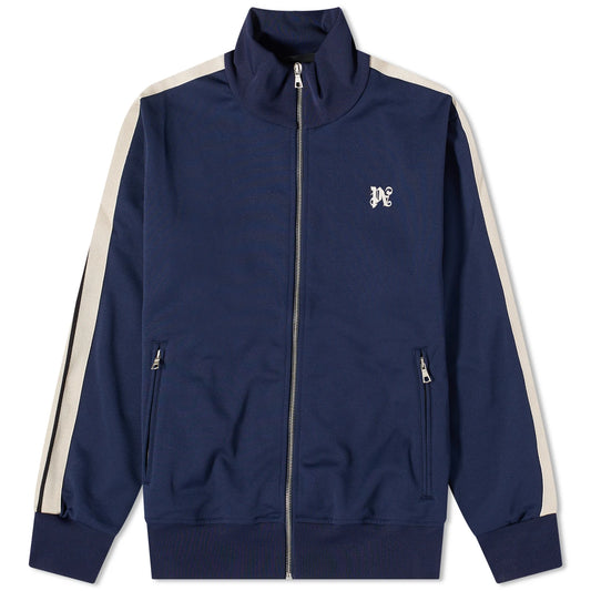 Palm Angels Embroidered Tracktop- Navy