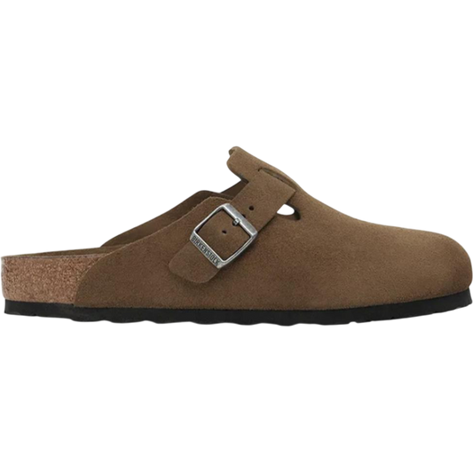 Birkenstock Boston BS Soft Footbed Dark Tea Tonal hos Wear The Hype