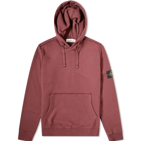 Stone Island Hoodie- Burgundy