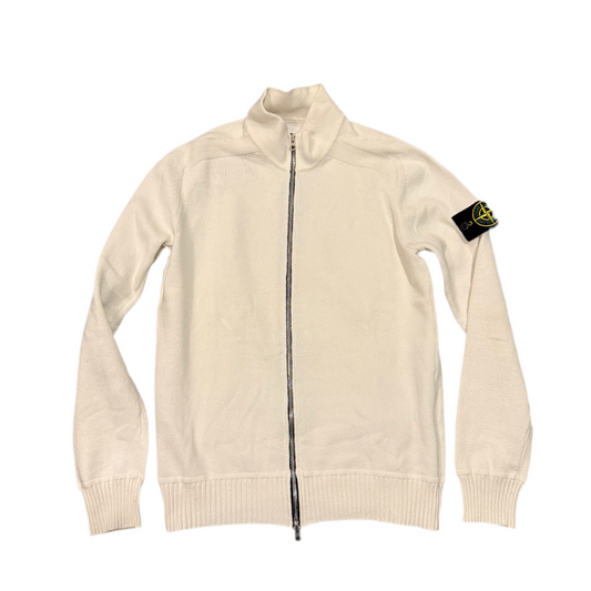Stone Island Full Zip- White