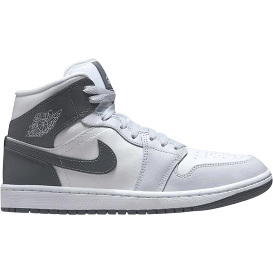 Jordan 1 Mid White Smoke Grey (Women's) Jordan
