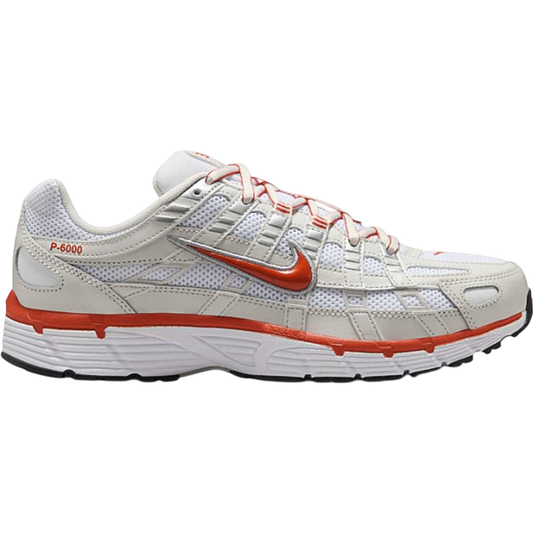 Nike P-6000 White Platinum Tint Black Picante Red (Women's) Nike