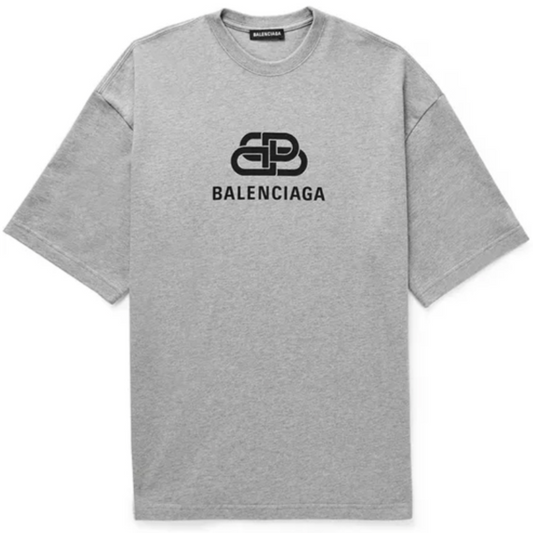 Balenciaga BB Interlock T-Shirt - Grey