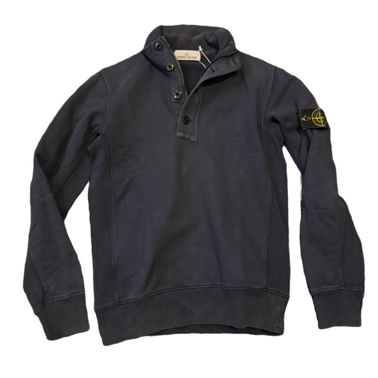 Stone Island Quarter Zip- Navy