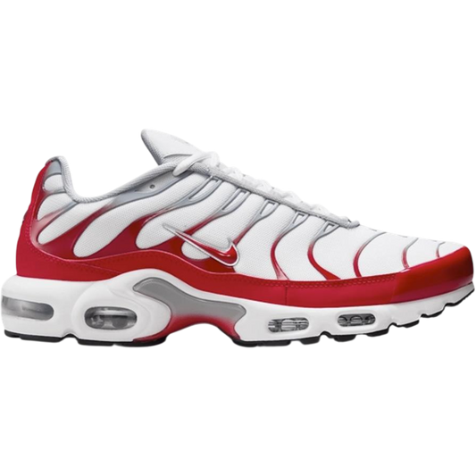 Nike Air Max Plus White University Red Wolf Grey Nike