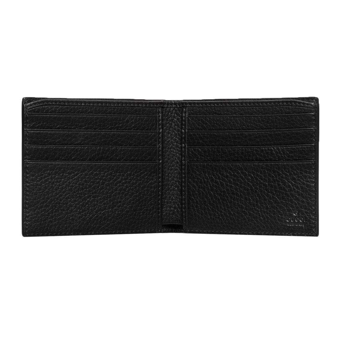 Gucci Jumbo GG Leather Wallet- Black