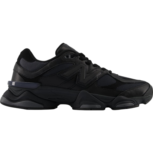 New Balance 9060 Triple Black Leather Men's New Balance