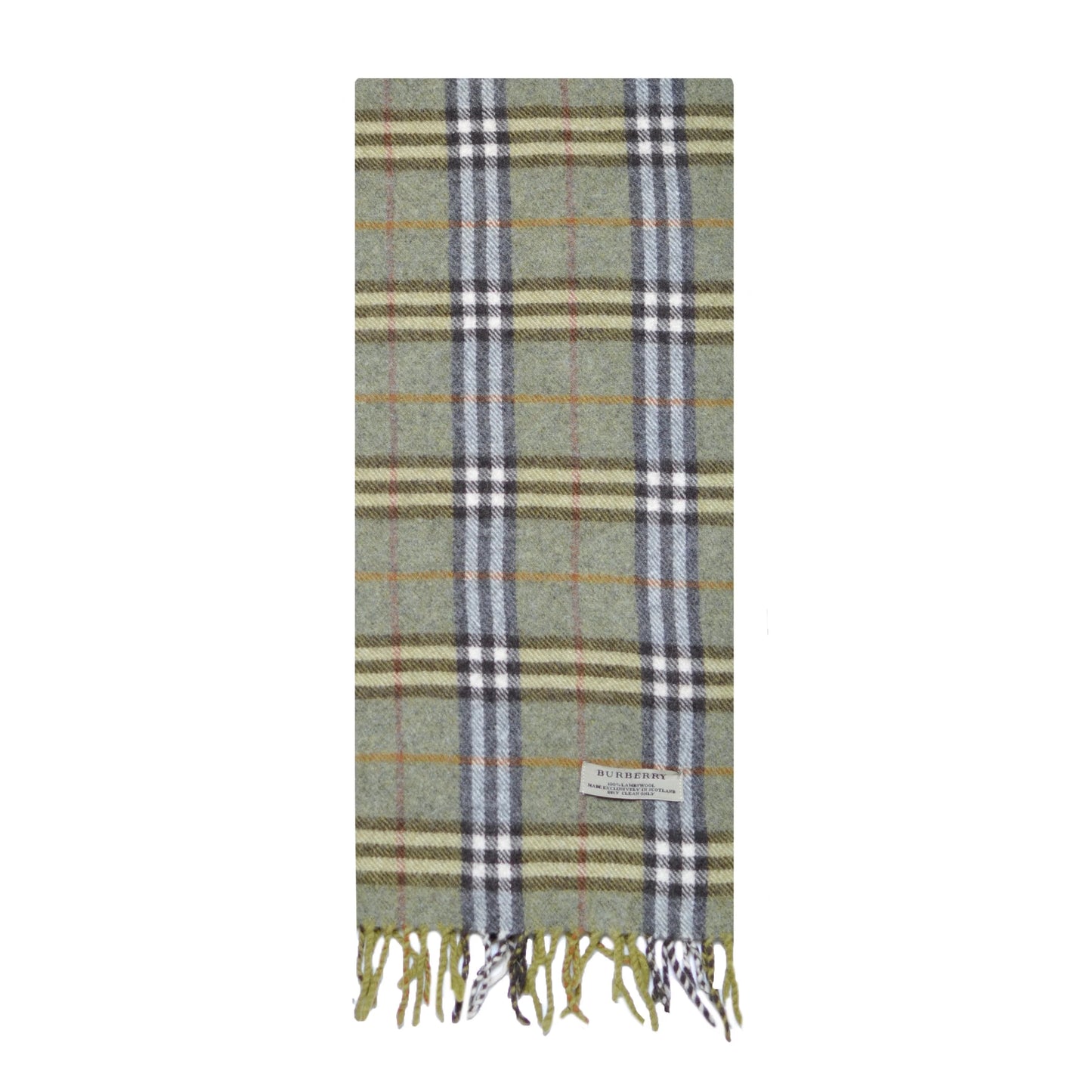 Burberry Check Scarf- Green