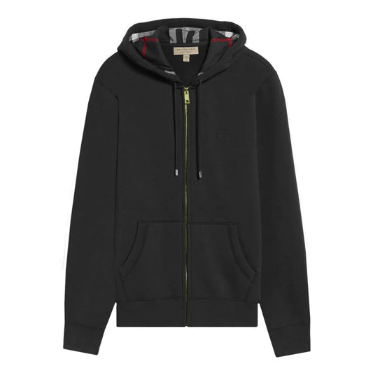 Burberry Check Zip Up Hoodie