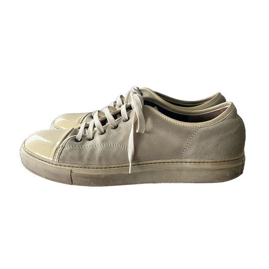 Lanvin Toe Cap Sneaker- Beige