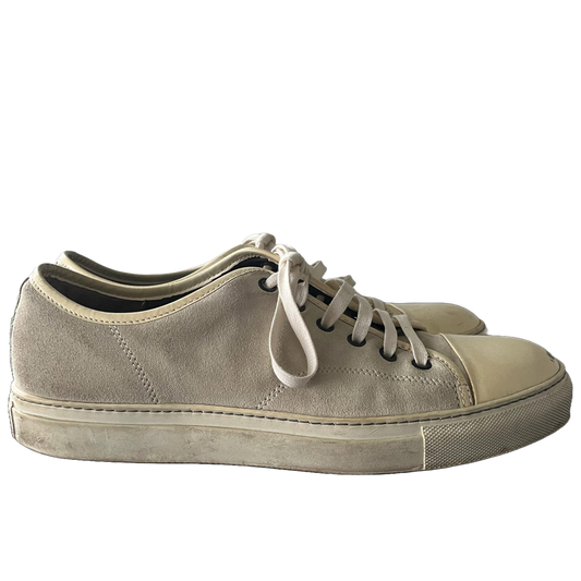 Lanvin Toe Cap Sneaker- Beige