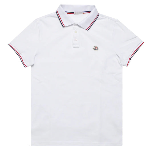 Moncler Logo Polo- White