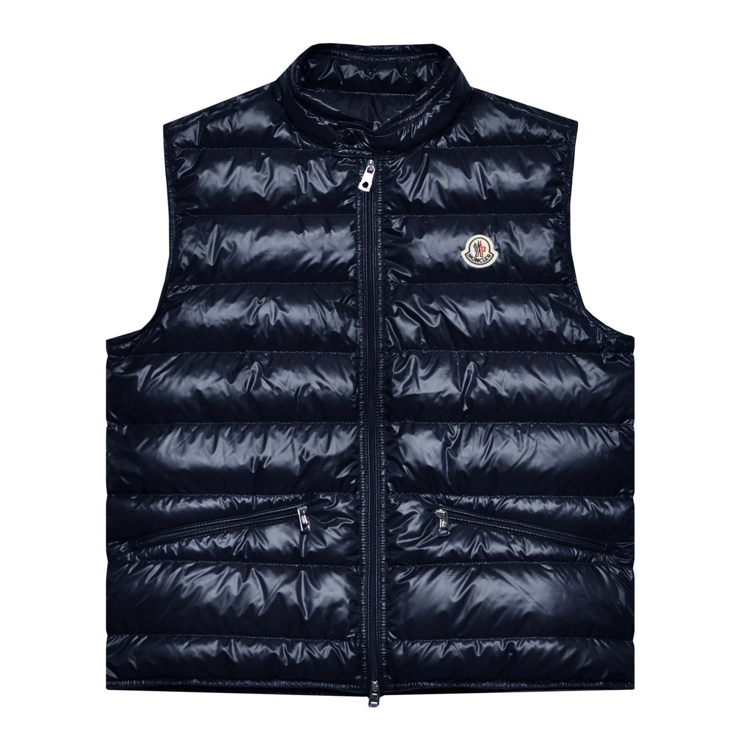 Moncler GUI Down Vest- Navy