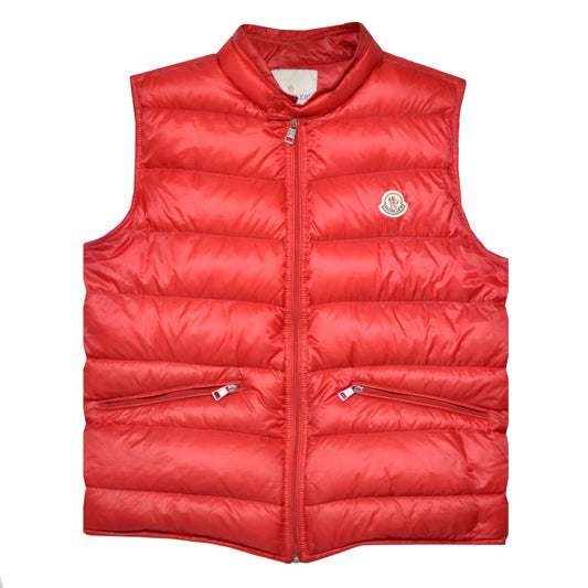 Moncler GUI Down Vest- Red