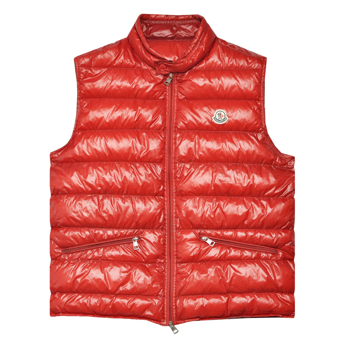 Moncler GUI Down Vest- Red