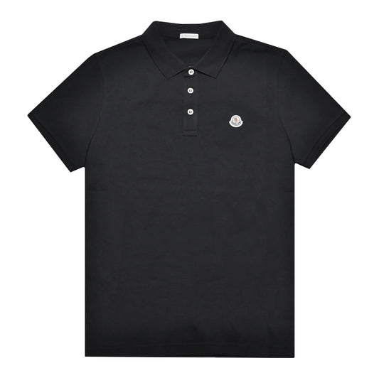 Moncler Logo Polo- Black