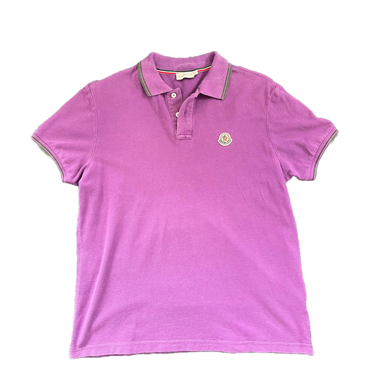 Moncler Logo Polo- Purple