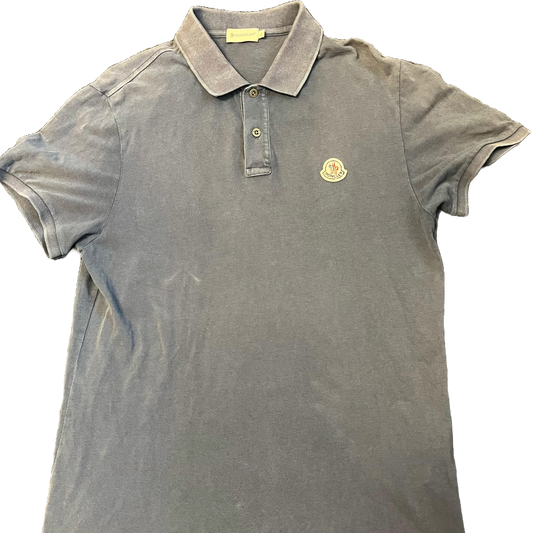 Moncler Logo Polo- Navy