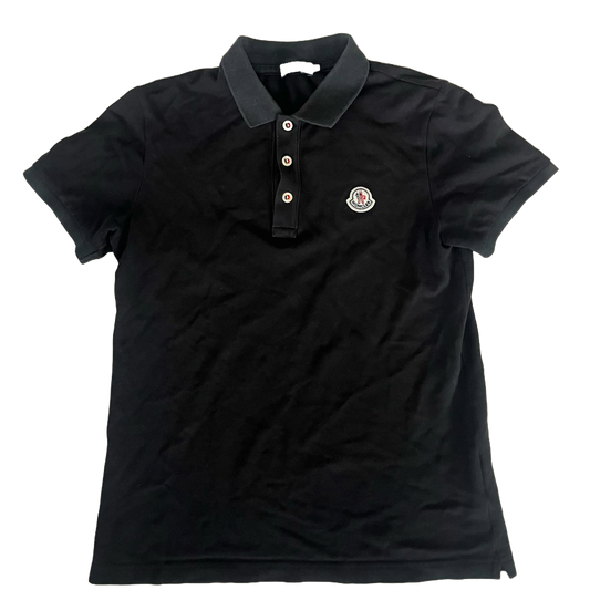 Moncler Logo Polo- Black