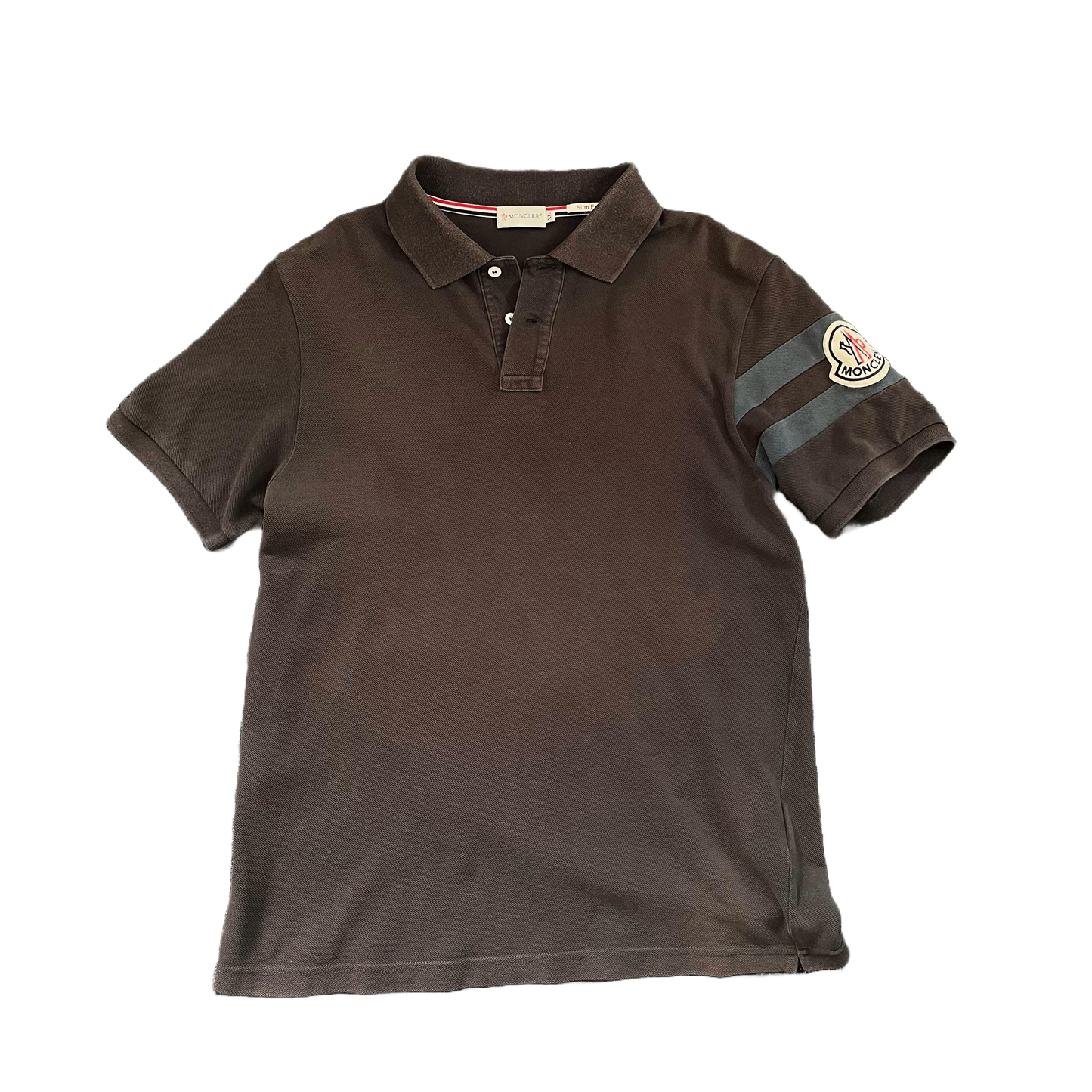 Moncler Logo Polo- Brown