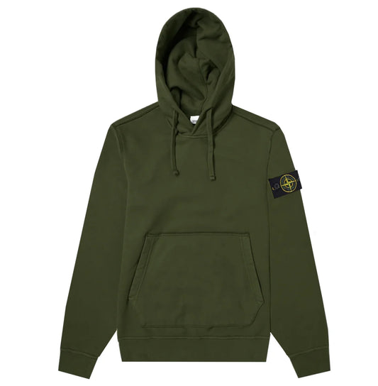 Stone Island Hoodie- Military Green
